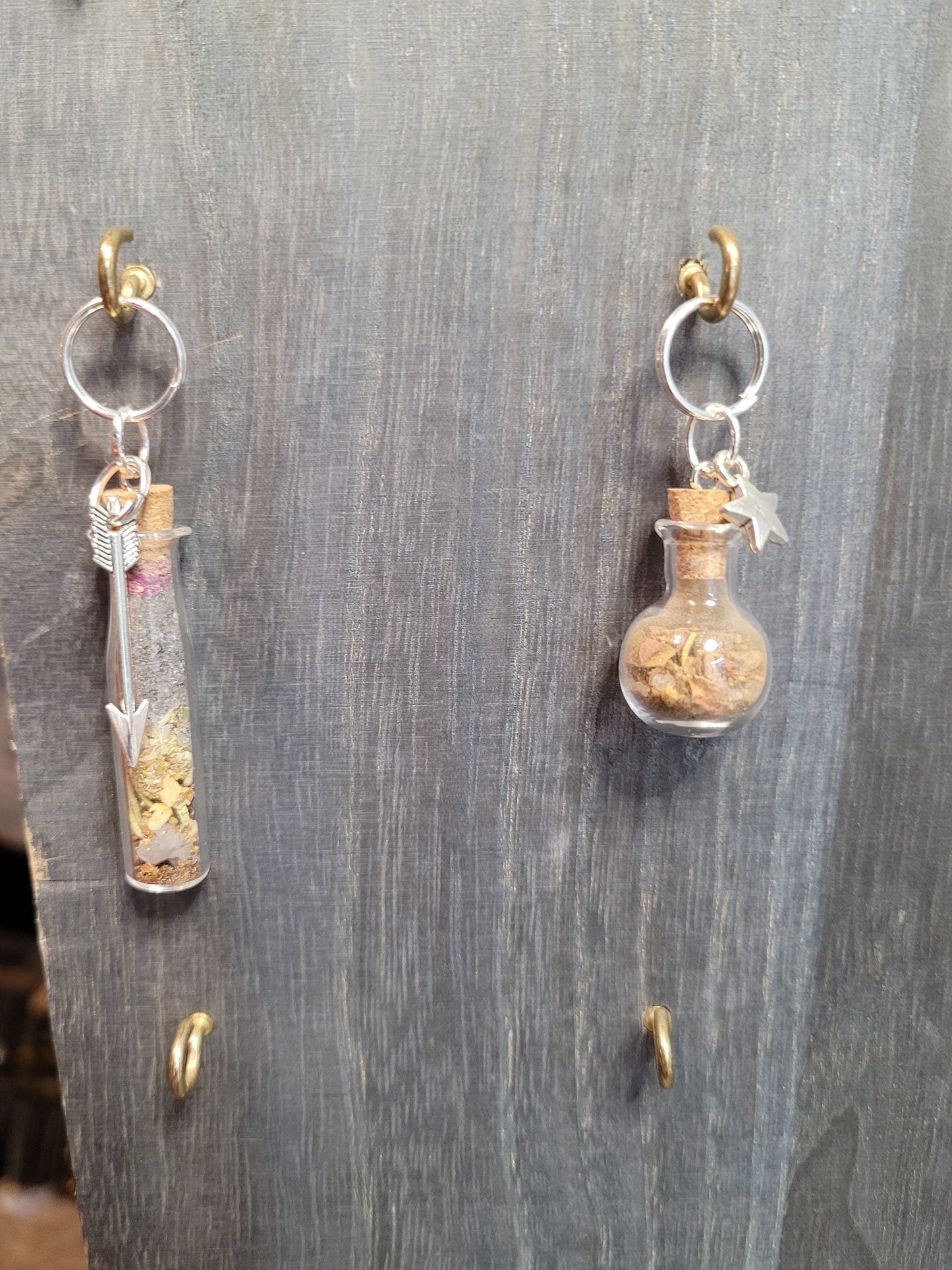 Harvest Moon Protection Spell Jar Charm Keychains