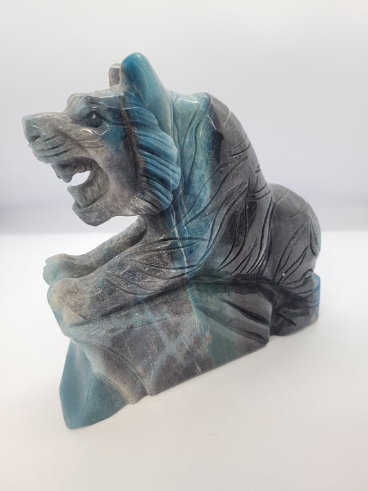 Trolleite Tiger carving - XL