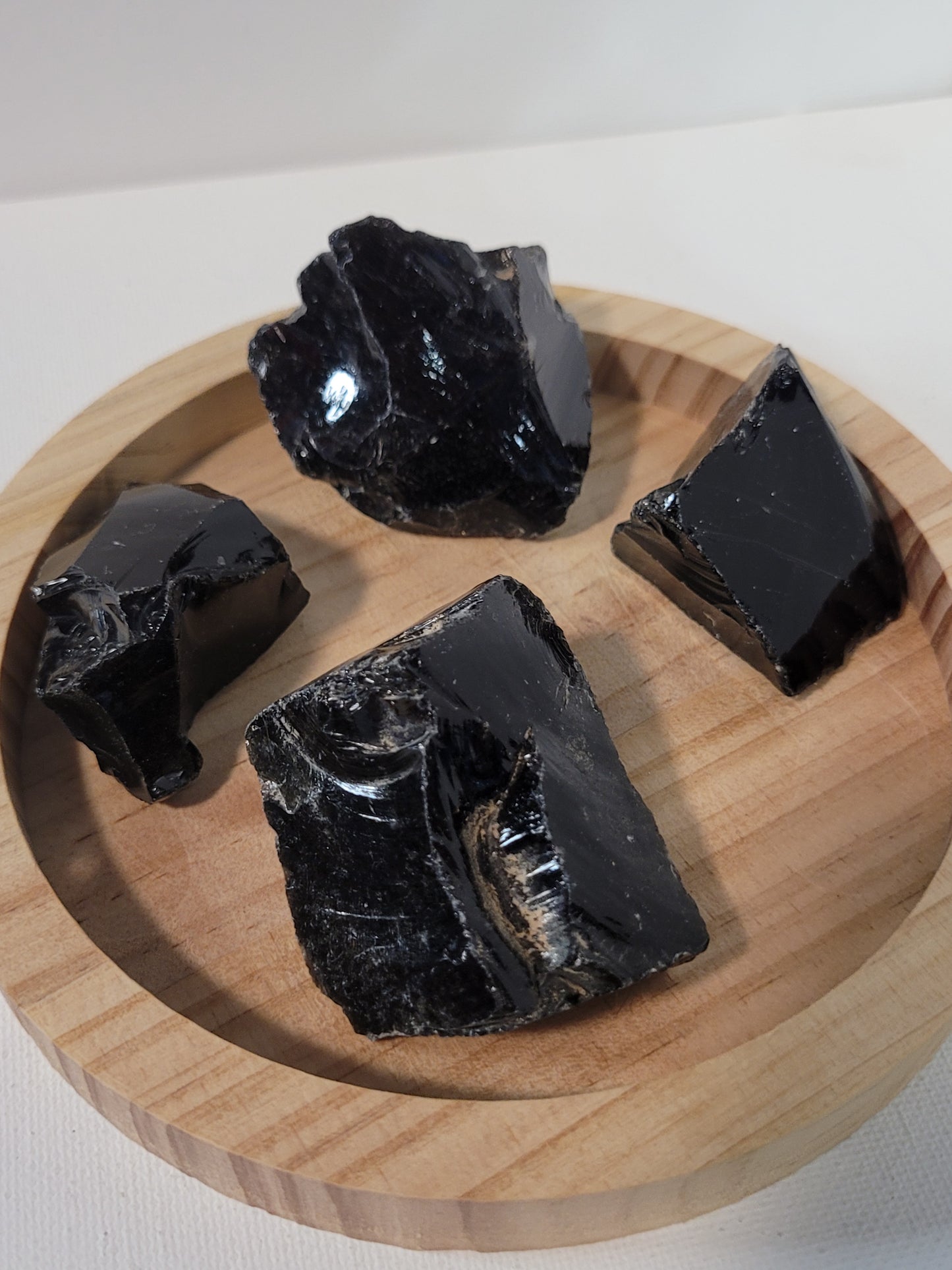 Raw Black Obsidian chunks – Cosmic Embers