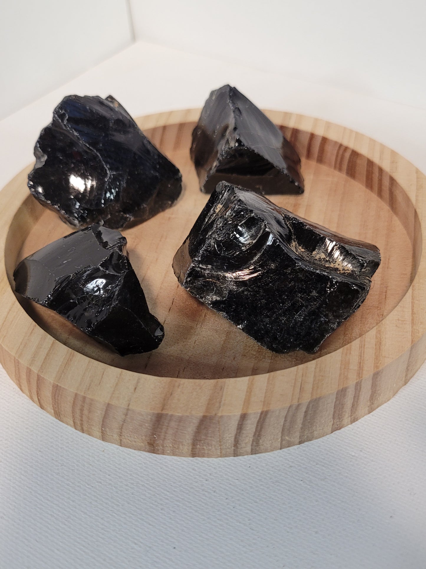 Raw Black Obsidian chunks – Cosmic Embers